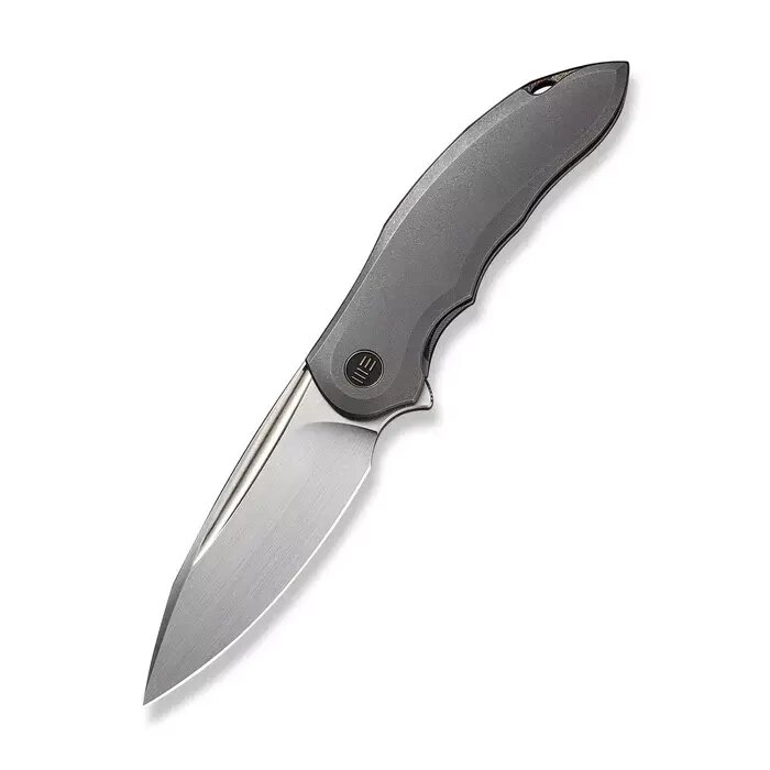 Складной нож We Knife Makani, сталь CPM-20CV, рукоять титан, серый от компании Admi - фото 1