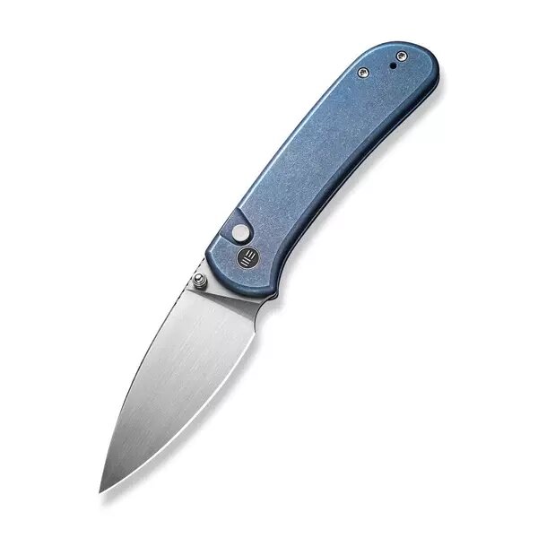 Складной нож WE Knife Qubit, сталь CPM-20CV, рукоять титан, синий от компании Admi - фото 1