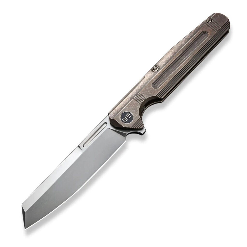 Складной нож We Knife Reiver Beadblast WE16020-3, сталь S35VN, рукоять титан от компании Admi - фото 1