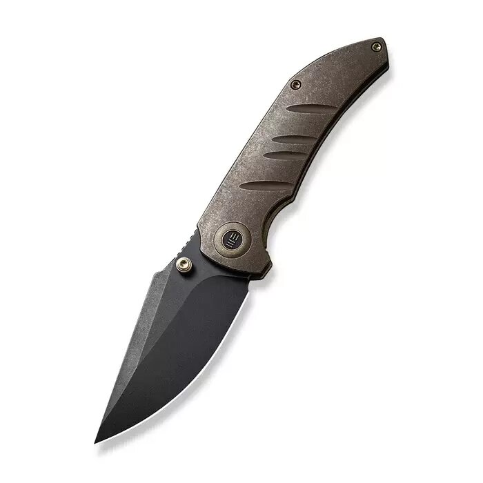 Складной нож We Knife Riff-Raff, сталь CPM-20CV, рукоять титан, бронзовый от компании Admi - фото 1