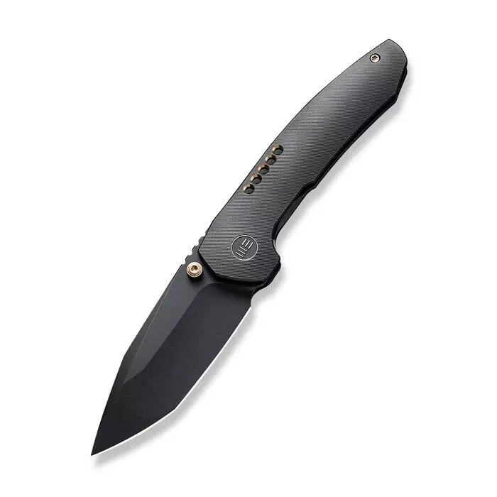 Складной нож We Knife Trogon, сталь CPM-20CV, рукоять титан, черный от компании Admi - фото 1