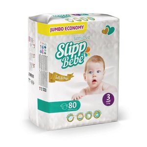 SLIPP BEBE подгузники для детей JUMBO № 3 80.0