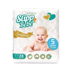 SLIPP BEBE подгузники для детей TWIN № 5 28.0