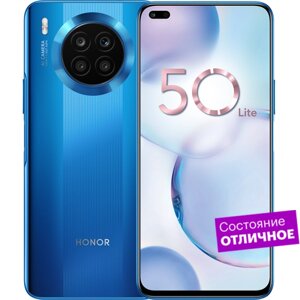 Смартфон HONOR 50 Lite 128GB Насыщенные синий "Отличное состояние"