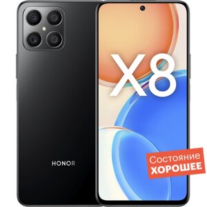 Смартфон HONOR X8 128GB Полночный черный "Хорошее состояние"