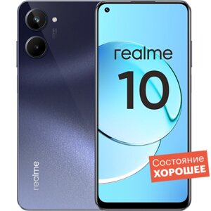 Смартфон realme 10 4/128GB Черный "Хорошее состояние"