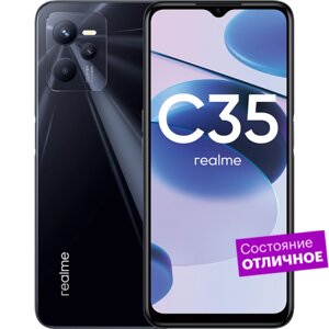 Смартфон realme C35 128GB Черный "Отличное состояние"