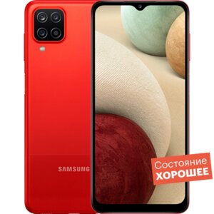 Смартфон Samsung Galaxy A12 2021 64GB Красный "Хорошее состояние"