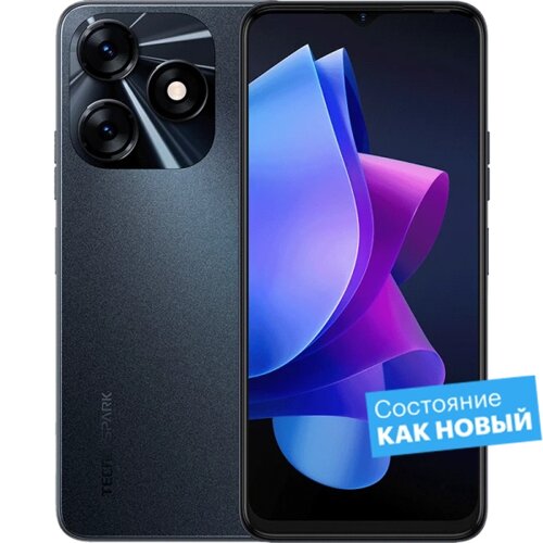 Смартфон TECNO Spark 10 4/128GB Черный "Как новый"