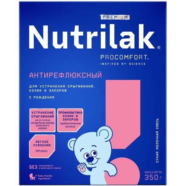 Смесь Nutrilak (Нутрилак) Premium Антирефлюксная молочная сухая 350 г от компании Admi - фото 1