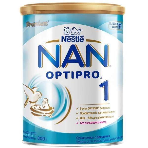 Смесь сухая молочная Nan/Нан 1 Optiprо 800г от компании Admi - фото 1
