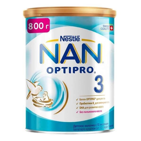 Смесь сухая молочная Nan/Нан 3 Optipro 800г от компании Admi - фото 1