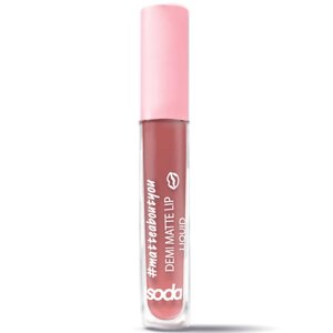 SODA DEMI MATTE LIP liquid #matteaboutyou жидкая матовая помада