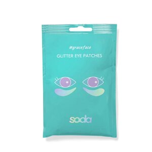 SODA гидрогелевые патчи для глаз с блестками glitter EYE patches