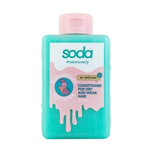 SODA кондиционер для сухих волос #takeitcomfy "strawberry ICE CREAM"