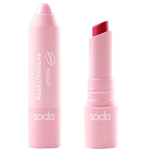 SODA LIPSTICK #talkofthetown Сатиновая помада в стике