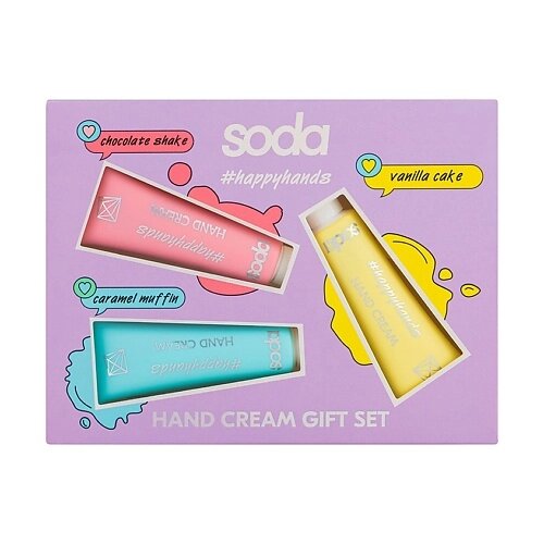 SODA Подарочный набор HAND CREAM GIFT SET #happyhands от компании Admi - фото 1