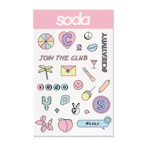 SODA stickers #stickystuff декоративные наклейки