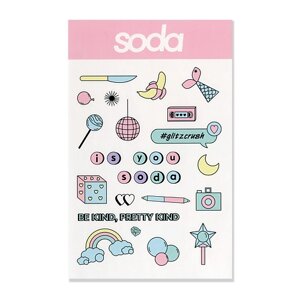 SODA stickers #stickystuff декоративные наклейки