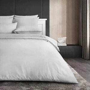 SOFT SILVER Антибактериальный комплект постельного белья Antibacterial Bed Linen Set, 1,5-спальный. Цвет: Благородное серебро»серый)