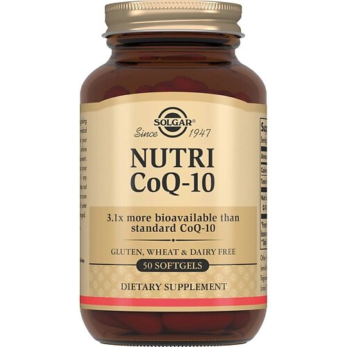 SOLGAR Антиоксидант Коэнзим Q10 (Нутрикоэнзим Q-10)