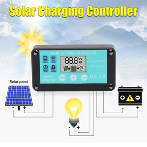 Солнечный контроллер Mppt Precise Monitoring Controller с функцией LCD Screen Multiple Protection Солнечный контроллер з