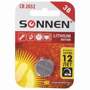 Sonnen батарейка lithium, CR2032 1.0