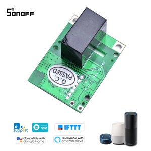 SONOFF RE5V1C Релейный модуль 5V WiFi DIY Переключатель с сухим контактом Выходной сигнал / режим самоблокировки Прилож