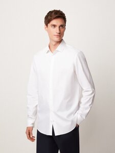Сорочка мужская белого оттенка (56)