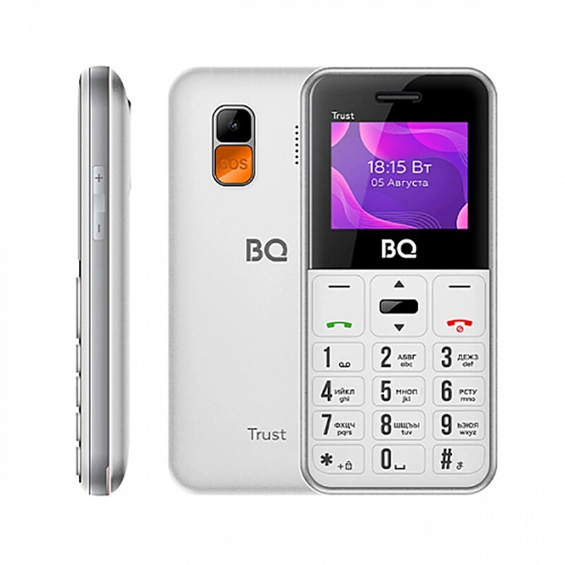 Сотовый телефон BQ 1866 Trust White от компании Admi - фото 1
