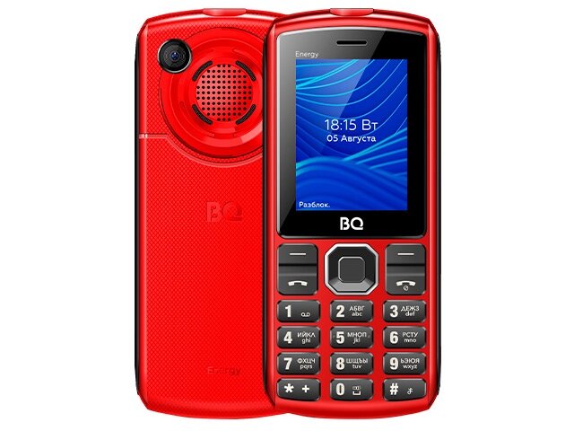 Сотовый телефон BQ 2452 Energy Red Black от компании Admi - фото 1