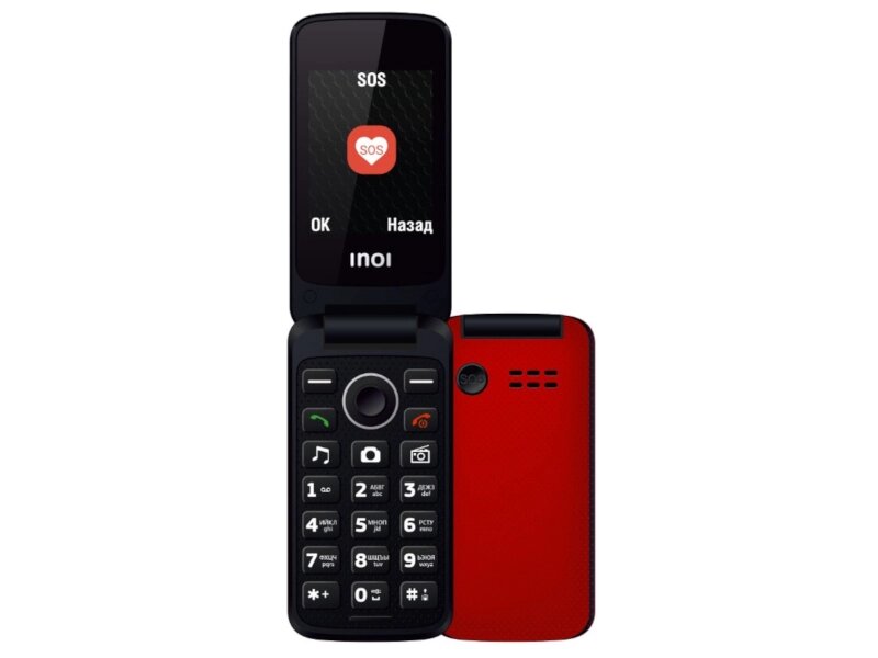Сотовый телефон Inoi 247B Red от компании Admi - фото 1