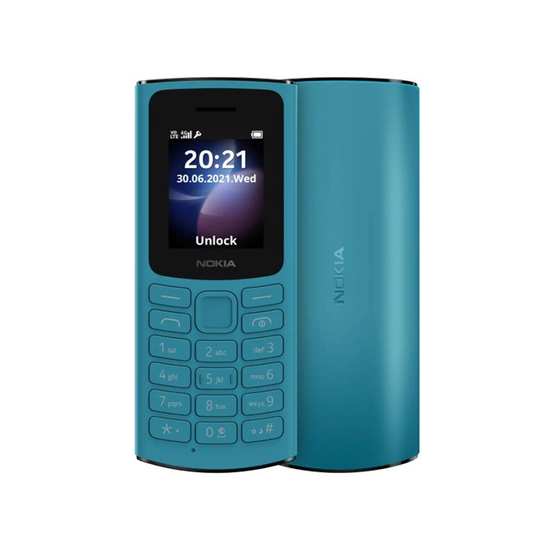 Сотовый телефон Nokia 105 DS (TA-1557) Cyan от компании Admi - фото 1