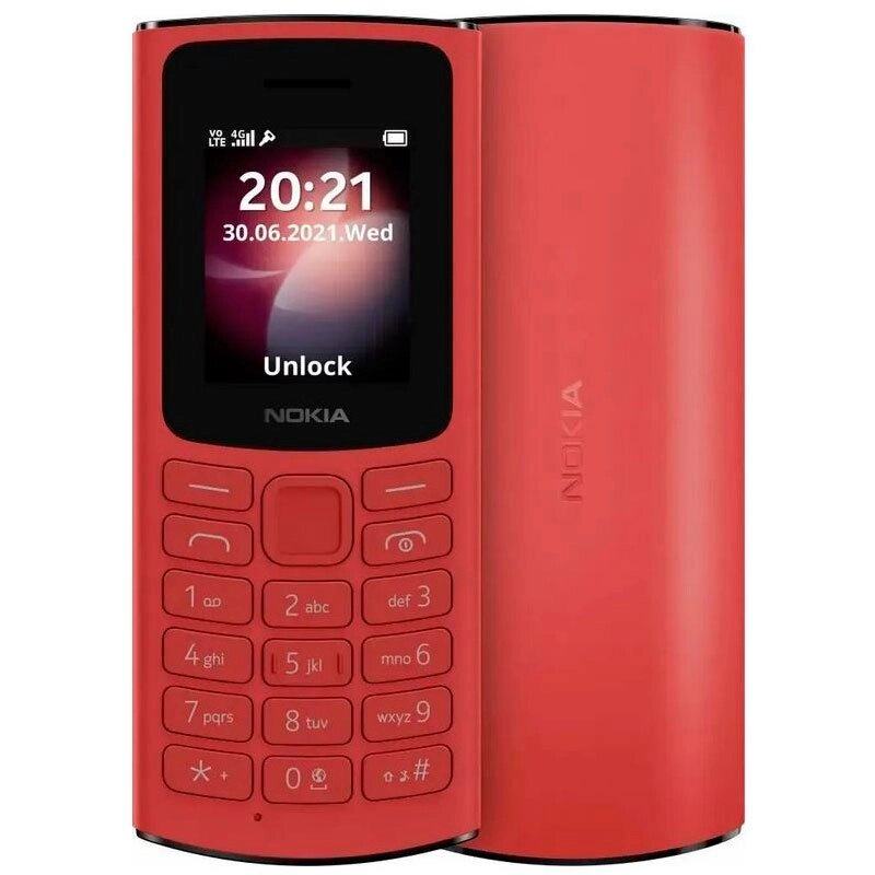 Сотовый телефон Nokia 105 DS (TA-1557) Red от компании Admi - фото 1