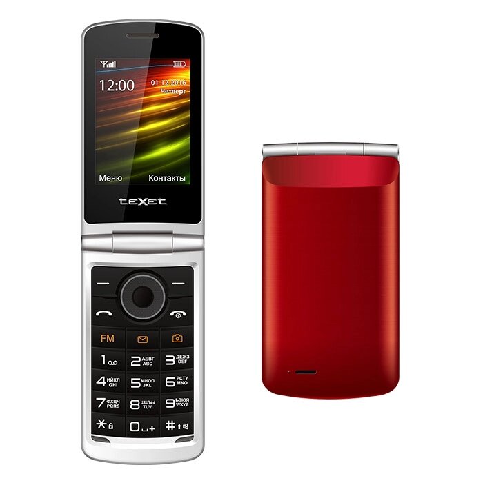 Сотовый телефон teXet TM-404 Red от компании Admi - фото 1