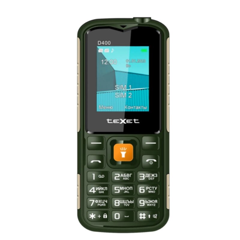 Сотовый телефон teXet TM-D400 Green от компании Admi - фото 1
