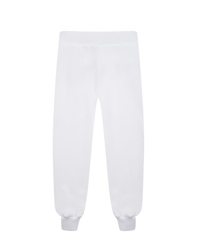 Спортивные брюки с принтом 100% Pure Moschino, белые