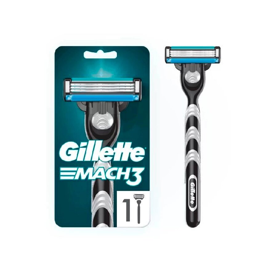Станок для бритья Gillette Mach3 (1 кассета) от компании Admi - фото 1