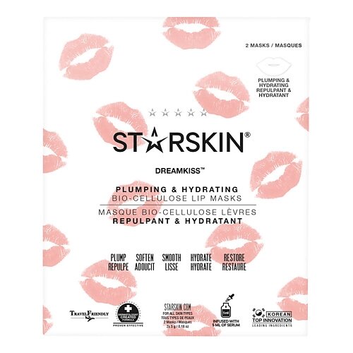 STARSKIN Маска для губ биоцеллюлозная увлажняющая от компании Admi - фото 1