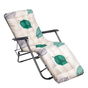 Стеганая подушка для кресла для отдыха Soft Обивка палубы для шезлонга На открытом воздухе Патио Бассейн Реклайнер