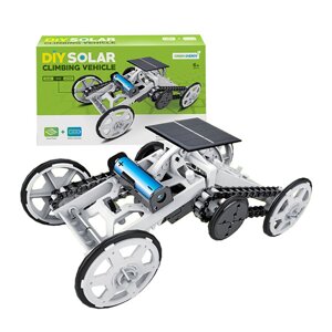 STEM Toy 4WD Авто DIY Альпинистская машина Мотор Авто Обучающая Солнечная Powered Авто Engineering Авто для детей и подр