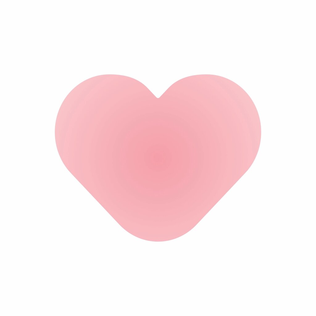 Стикер объемный Subbotnee Сердце розовое от компании Admi - фото 1