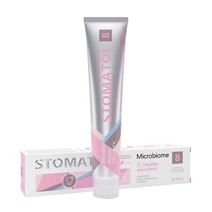STOMATOL Microbiome зубная паста с пробиотиком для восстановления микрофлоры полости рта 100.0