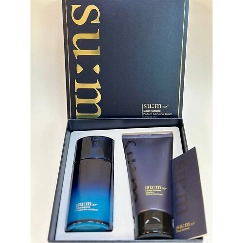 SU:M37 мужской набор для лица SUM37 DEAR HOMME perfect ALL-IN-ONE SERUM special SET