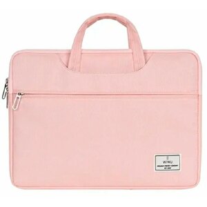 Сумка для ноутбука Wiwu ViVi Laptop Handbag для Macbook 15.6 розовая