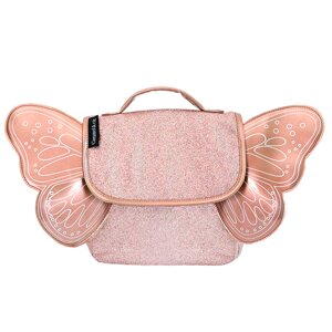 Сумка Розовый глиттер с крыльями UNI, розовый CARAMEL&CIE