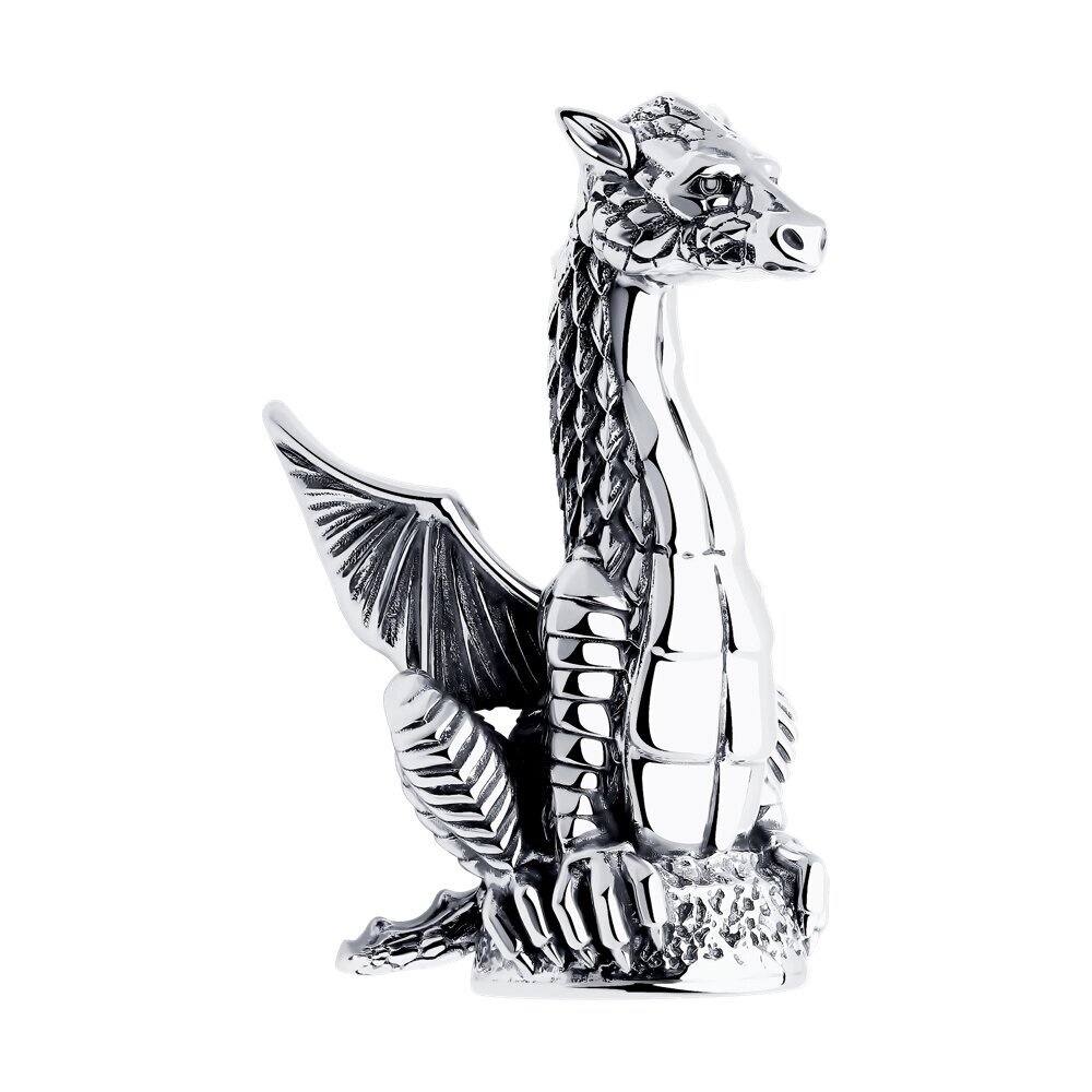 Сувенир "Дракон" SOKOLOV из серебра от компании Admi - фото 1