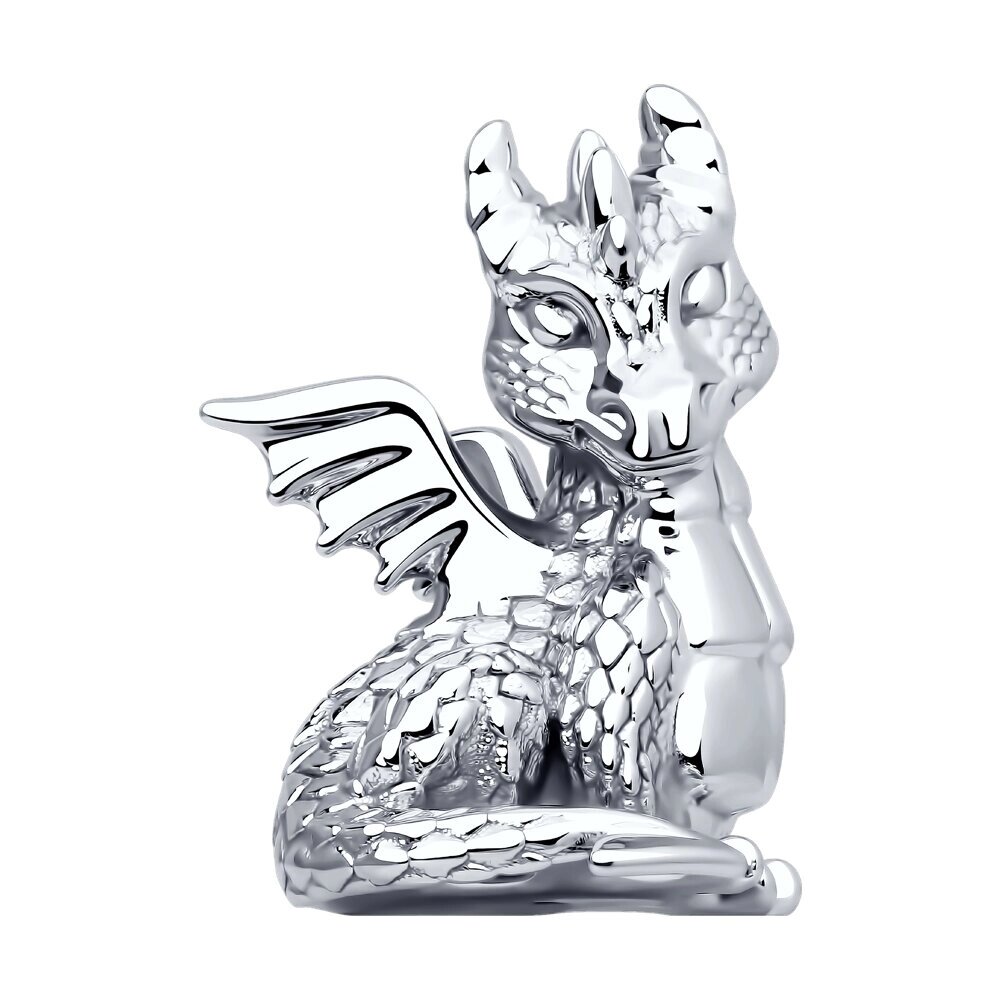 Сувенир "Дракон" SOKOLOV из серебра от компании Admi - фото 1