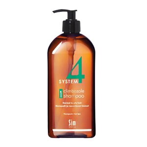 SYSTEM4 Шампунь №1 для нормальной и жирной кожи 1 Climbazole Shampoo. Normal to oily hair