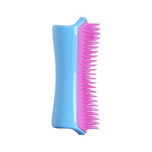 TANGLE TEEZER Расческа для вычесывания шерсти Pet Teezer De-shedding & Dog Grooming Brush Blue & Pink от компании Admi - фото 1